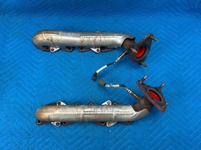 Lexus LX470 Exhaust Manifolds w/ Shields & Oxygen Sensors RH & LH Pair 98-02 OEM