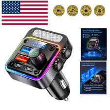 54W Bluetooth 5.3 Car Adapter Charger 4-Port Fast Charging PD36W  QC3.0 18W...