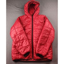 Gap Kids PrimaLoft Puffer Jacket Red Hooded Coat XXL 14-16