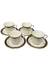 Noritake Cup Saucer 4 piece set