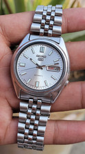 Seiko 5 SNX Silver dial 7009-3101 Automatic Watch Day/Date Japan