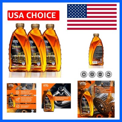 SAE 75W-90 Synthetic Gear Oil GL-4 | Manual Transmission, Transaxle & Limited...