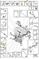 Volvo V60 MK2 Cross Country Cooling System Hose Retainer 31109171 Neue Echtheit