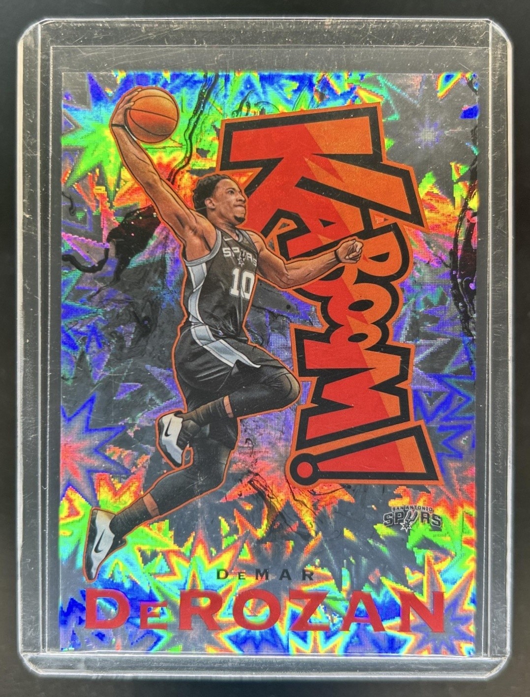 2018-19 Panini Crown Royale DeMar DeRozan Kaboom! SSP #11 Spurs