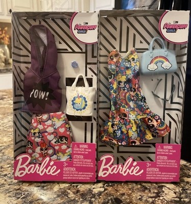 Barbie ''The Powerpuff Girls'' Fashion Packs (Set of 2) New
