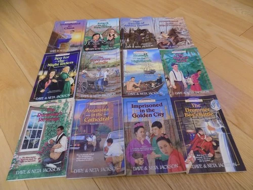 Trailblazer Books Dave Neta Jackson History Biography Fiction Lot 12 Christian