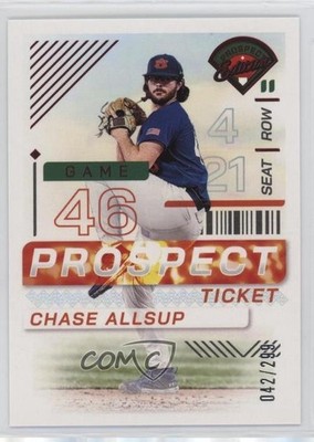 2024 Panini Prospect Edition Red 42/299 Chase Allsup #75 8d2