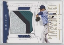 2020 National Treasures Rookie Colossal Materials Holo Gold 7/25 Justin Dunn 1u6