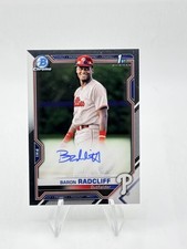 2021 Bowman Chrome Baron Radcliff #CPA-BRA Prospect Autographs Auto Phillies
