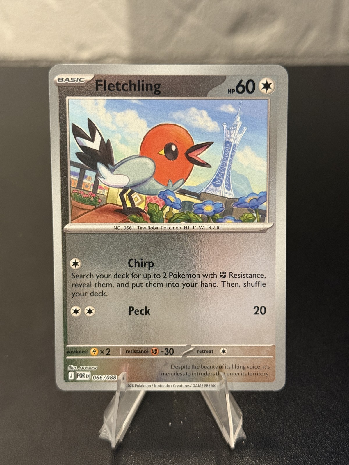 Fletchling 066/088 Me03: Perfect Order Reverse Holo