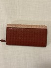 Bottega Veneta Intrecciato Leather Long Wallet in Brown and Beige for Men Women — photo 2
