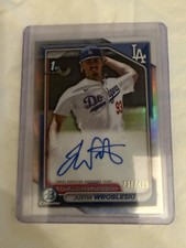2024 Bowman Chrome Draft Ref Auto Prspct Justin WROBLESKI CPA-JWR /499