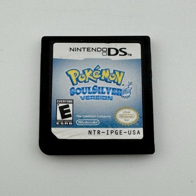 Pokemon SoulSilver Version Nintendo DS Loose Cartridge Authentic Slight Sun Fade