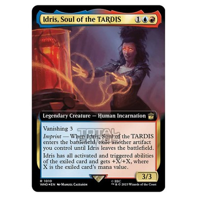 MTG Universes Beyond Doctor Who Idris, Soul of the TARDIS (Surge Foil) 1010 EX