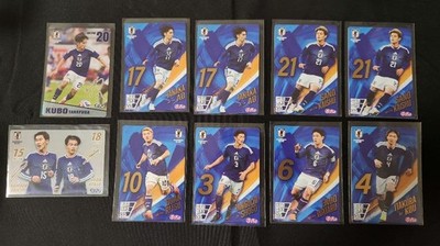 Samurai Blue Japan Soccer 2026 Card Set 10pcs Collectible Soccer Card