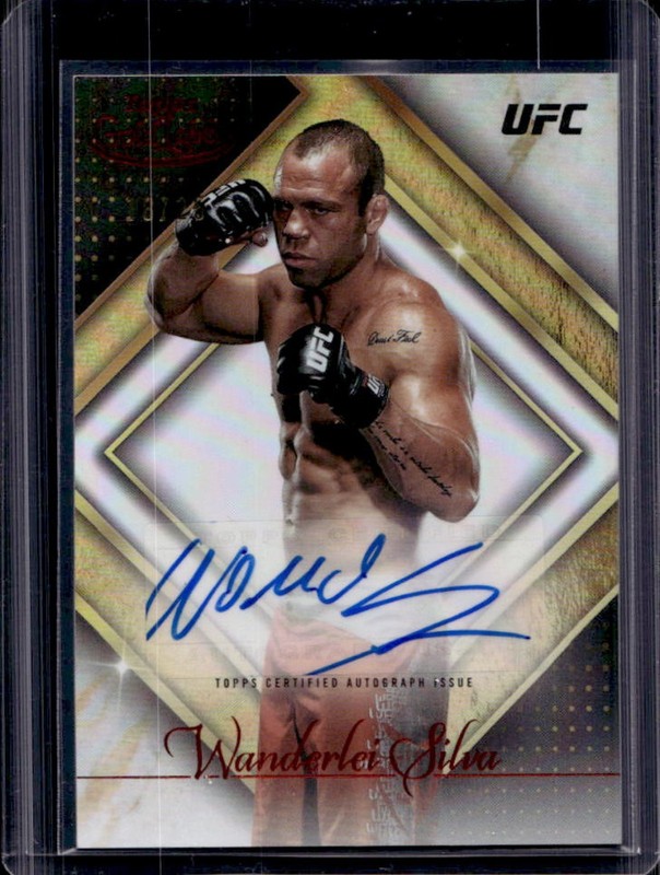 2024 Topps Gold Label UFC Wanderlei Silva Golden Greats Auto Autograph Red #/25