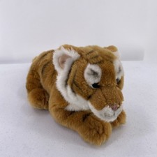 FAO Schwarz 2018 Tiger Plush Cub Stuffed Animal Wild Cat Toy 12" Not Inc Tail