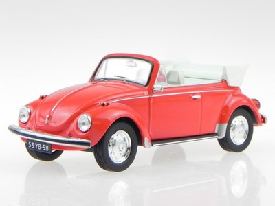 VW Beetle Convertible 1973 red modelcar PRXD530 PremiumX 1:43