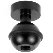 Black 1" 1/4 3/8 Hole Ball Head Mount For Gopro Action Camera Diving Flashlight;