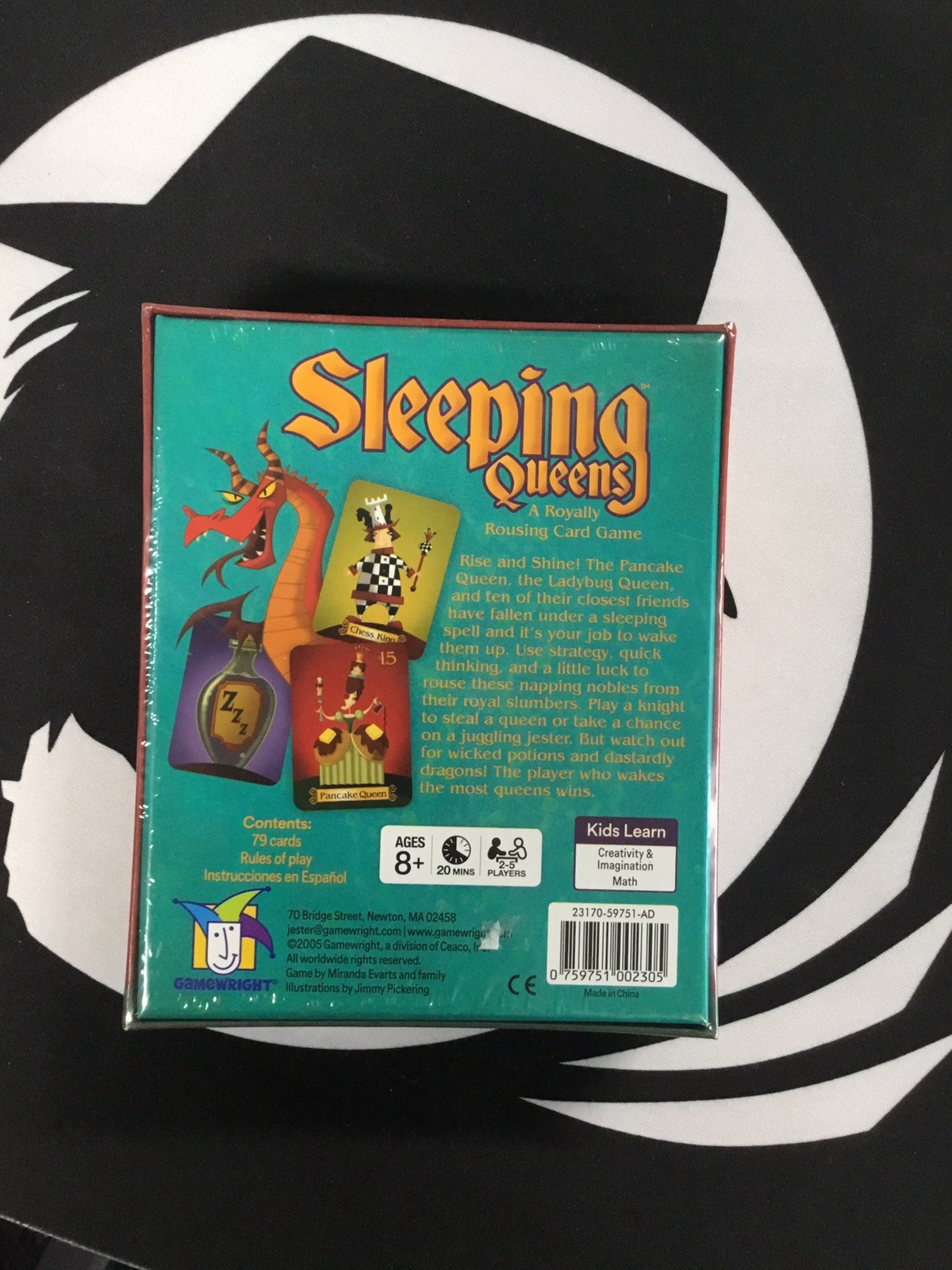 Gamewright Sleeping Queens Card Game New Sealed NOS 2005