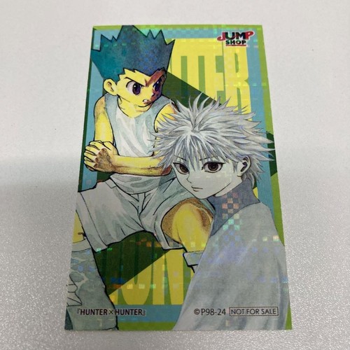 Jump Shop Buyer Bonus Hologram Sticker Hunter Hunter | eBay