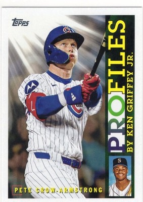 2026 Topps Series 1 Pete Crow-Armstrong TP-13 Profiles Chicago Cubs