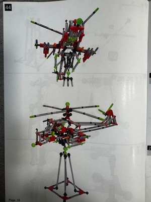 Stecksytem Building Block Intellect Helicopter (Neu, aber ohne Karton)