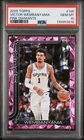2025 Topps Basketball Pink Diamante Victor Wembanyama #195 PSA 9