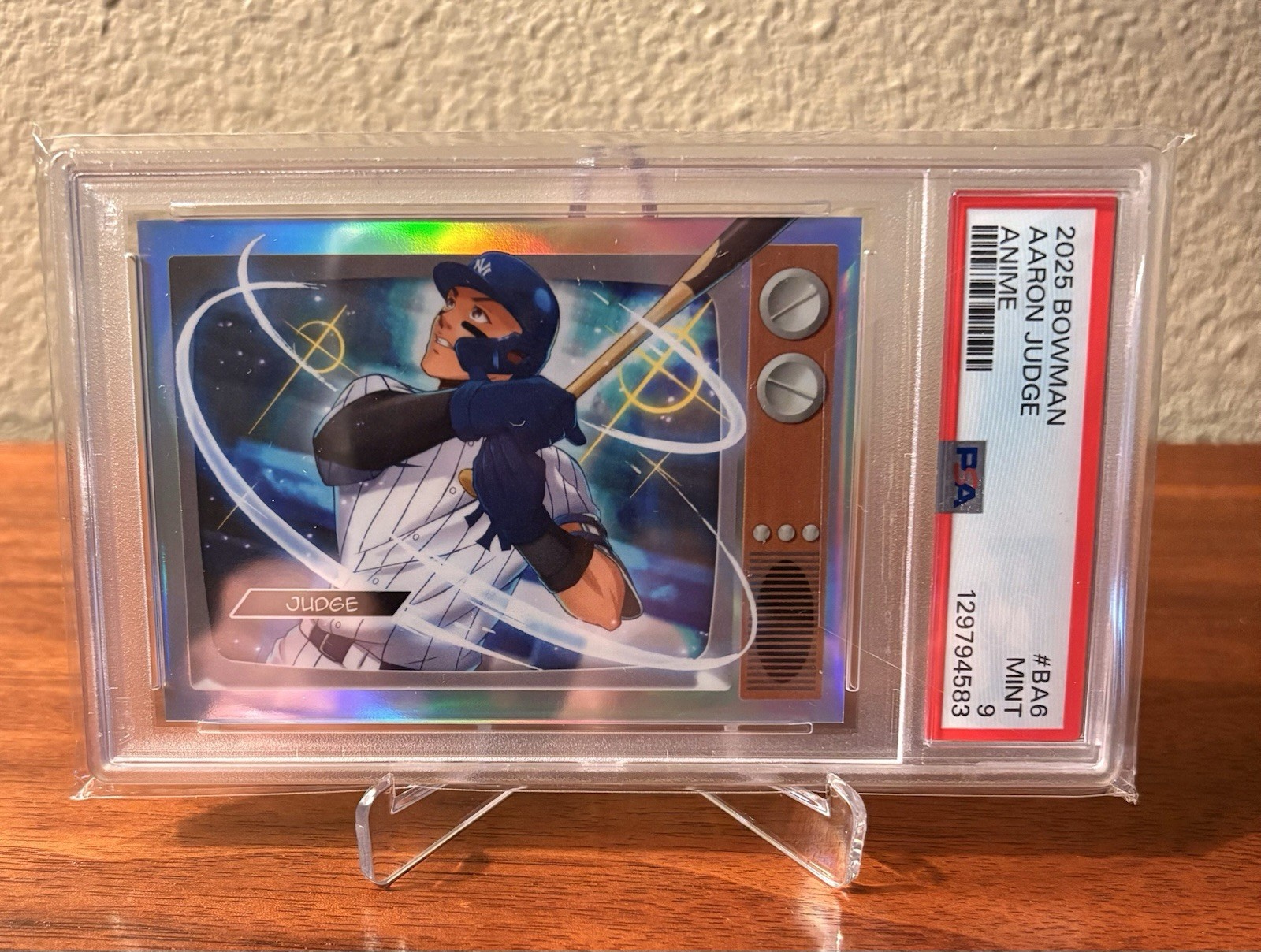 2025 Bowman - Anime Aaron Judge #BA-6 SSP PSA 9