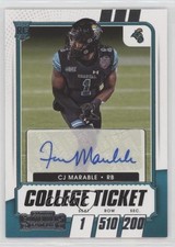 2021 Panini Contenders Draft Picks College Ticket Auto CJ Marable #320 Auto 0w8