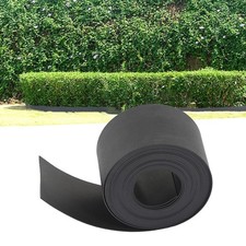 Landscape Edging PE Garden Edging Border Black 12cm Width 10m Length 2mm