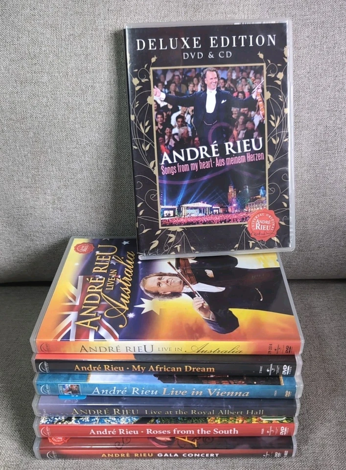 Andre Rieu DVD + CD 7 Lot Bundle All Inserts & Discs Australia Africa Vienna - Image 3 of 4