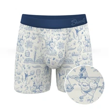 Shinesty "The Hot Cottontail" Easter Toile Ball Hammock® Pouch Boxer Briefs with