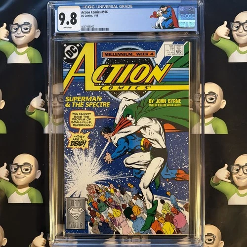 Action Comics 596~CGC 9.8~SUPERMAN KRYPTO Label🏷️~🔥HIGHEST GRADE🔥TOP POP🔥