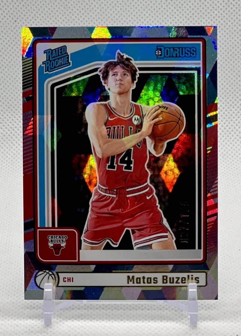 2024-25 Panini Donruss - Rated Rookie Matas Buzelis #240 Cubic /175 (RC)