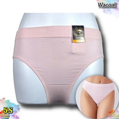 NWT Wacoal Women's 5-S B-Smooth High-Cut Brief Underwear 834175 Pink