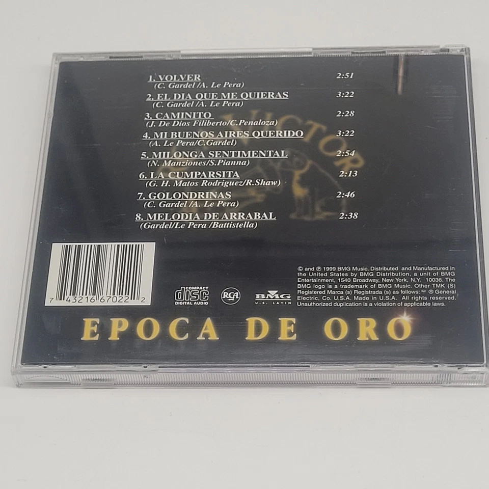 Carlos Gardel BMG - Epoca de Oro Latin CD  - Imagem 2 de 4