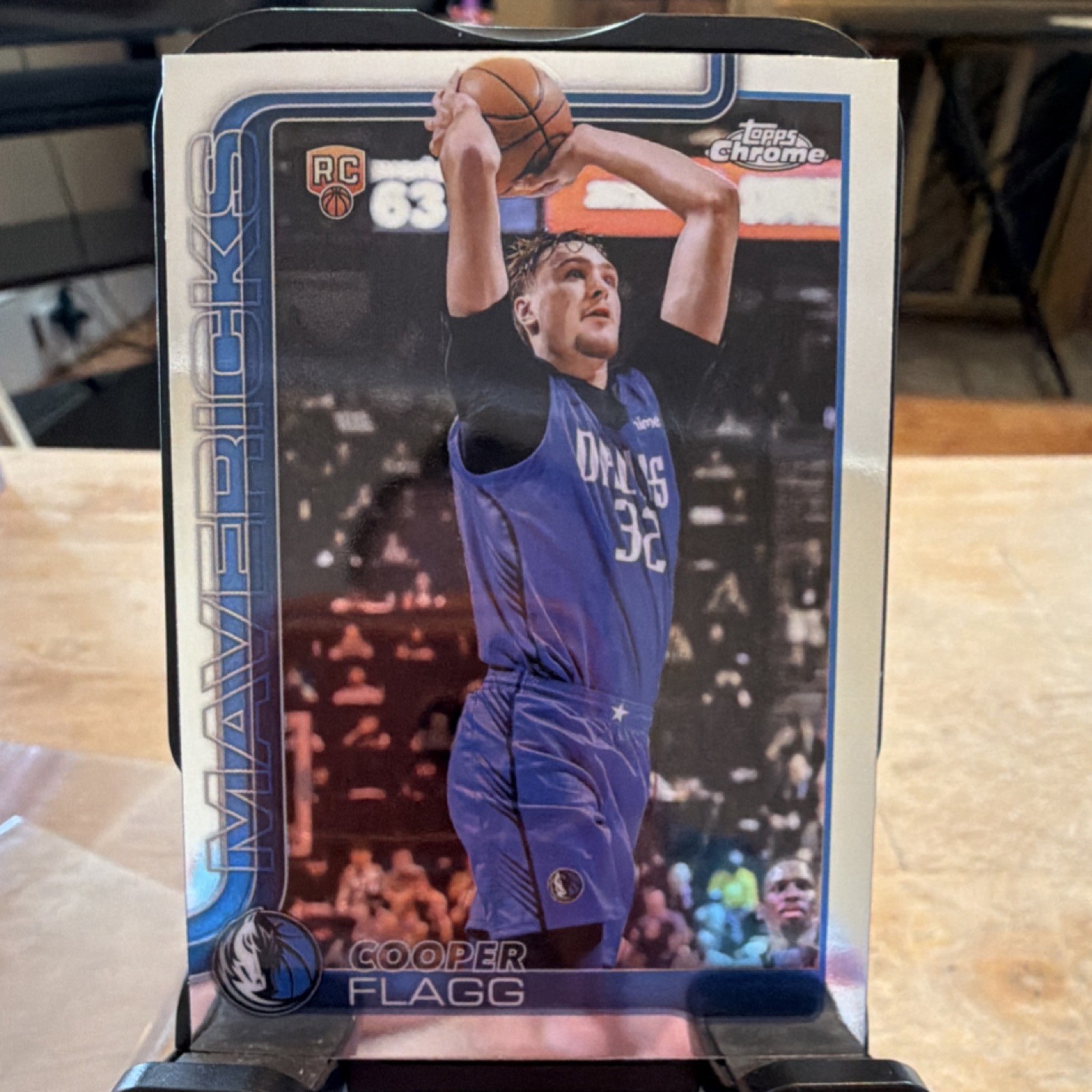 2025-26 Topps Chrome Rookie Cooper Flagg #251 Dallas Mavericks Basketball