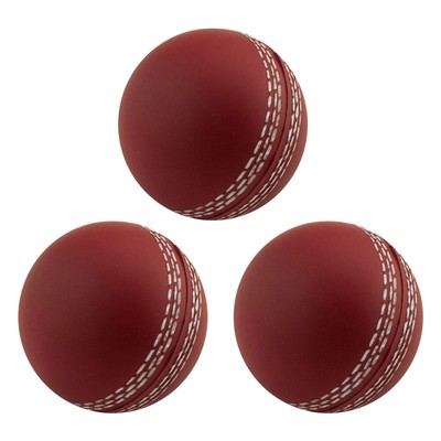 3PCS PU Leder Cricket Ball Innen im Freien Weiche Trainingsbälle zum Üben