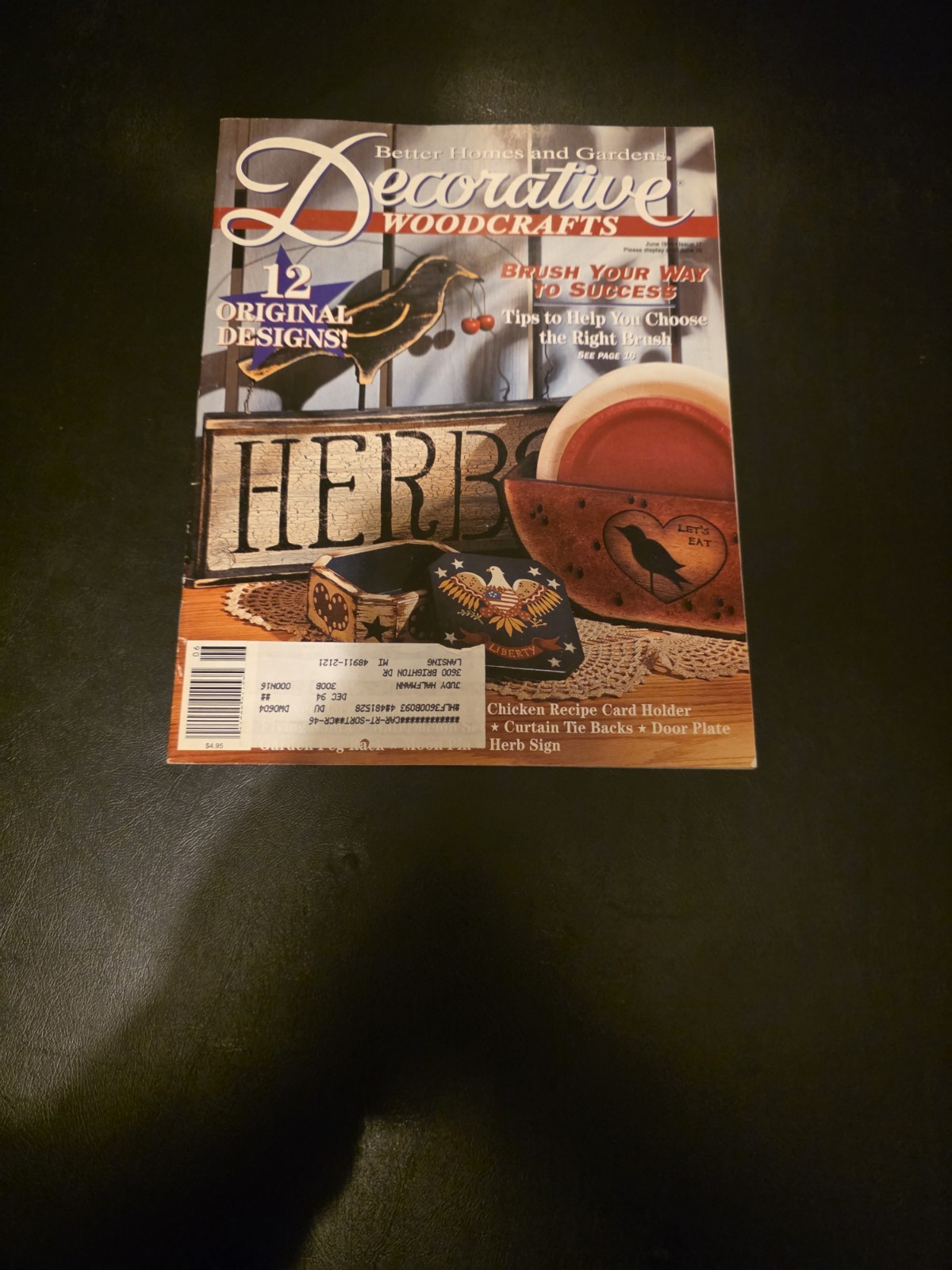 Crafting - Projects - Design Guide Magazine Decorative Woodcrafts June 1994