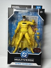 McFarlane DC Batman Yellow Suit Platinum Detective Comics  241 Figure NIB