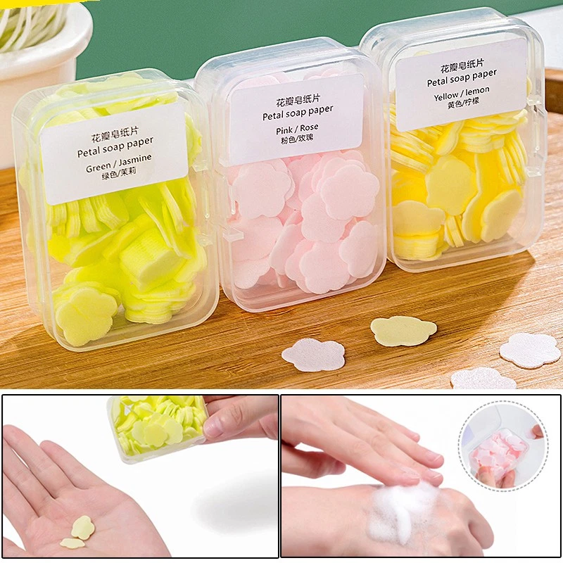 Einweg Seifenflocken Handwaschmittel Hygienisch Für Unterwegs Und Reisen - Bild 3 von 4