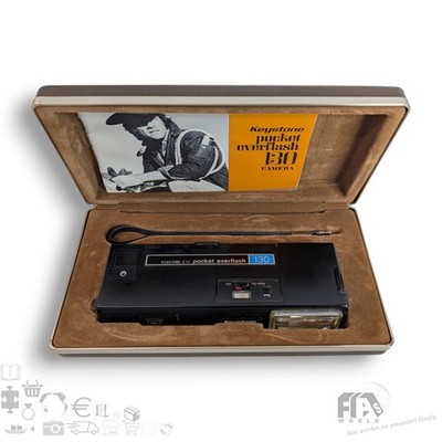 Keystone Pocket everflash 130 Camera     Fotoapparat Kamera inkl. Etui Retro