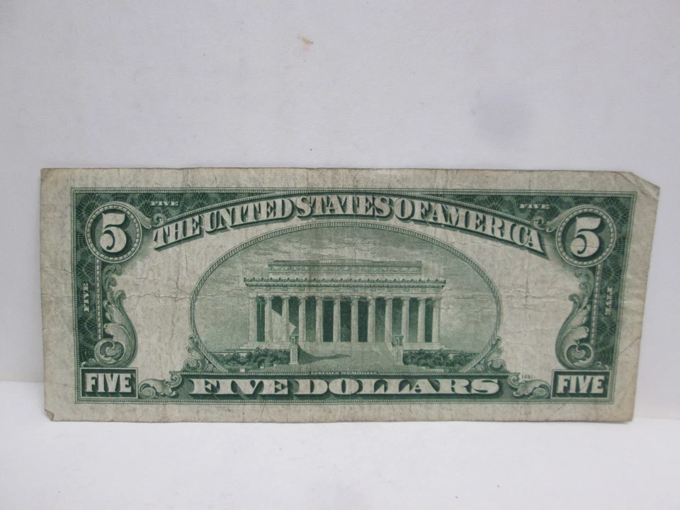 1934C US $5 FEDERAL RESERVE NOTE - Image 2 of 2