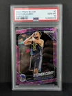 2024-25 Panini Prizm Black STEPHEN CURRY 39/149 Purple Ice Night Night #7 PSA 10
