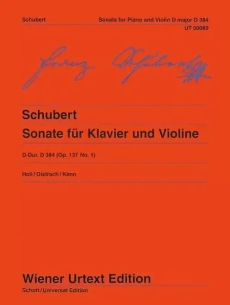 Sonate (Sonatine) D-Dur | Franz Schubert | Deutsch | Buch | 32 S. | 1983-image