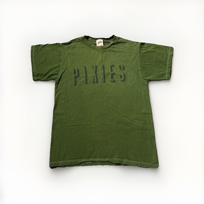 Pixies Vtg NEW  Sellout Tour T Shirt 2004 Y2K Small Green indie Band Tee Adult
