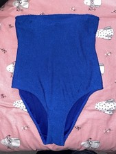Women’s Matalan Royal Blue Strapless Swimming Costume Size UK 12