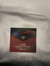 2020S American Innovation $1 Coin Set REVERSE PROOF MARYLAND MD HUBBELL TELESCOP