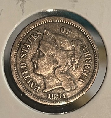1881 Three Cent Nickel *TCS100